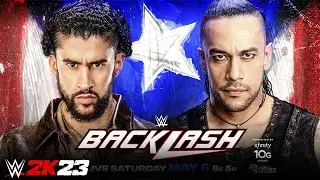 BACKLASH 2023 - Bad Bunny vs Damian Priest | WWE 2K23