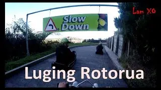 Luging in Rotorua [New Zealand]