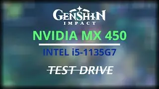 Genshin Impact Test Drive - Nvidia MX450 & Intel i5-1135G7