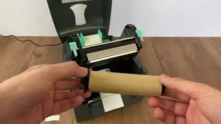 Godex G500: калибровка и установка медиа