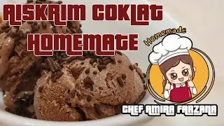 BUAT AISKRIM COKLAT HOMEMADE - 5 BAHAN JE