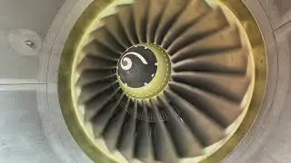 Jet Engine in the Wind