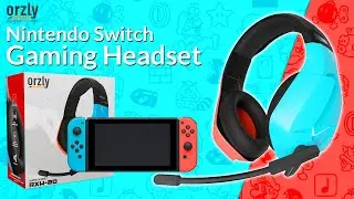 NEW Nintendo Switch Gaming Headset Unboxing and Review - ORZLY RXH-20 Switch Edition