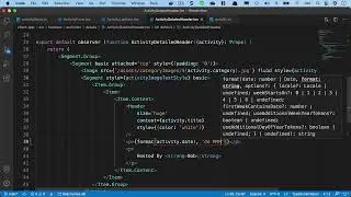 Net  Core and React Forms   Using Date FNS