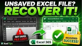 How to Recover an Unsaved Excel File After Closing Without Saving