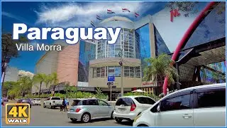 Walking Tour in Villa Morra | Asunción, Paraguay | 4K Urban Exploration