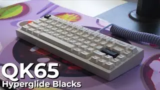 Cherry MX Black Typing Sounds ASMR | QK65