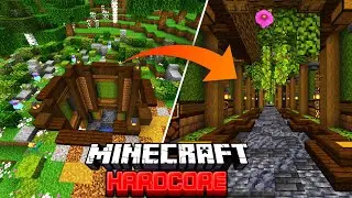 ICH BAUE EIN RIESEN LAGER IN HARDCORE MINECRAFT!