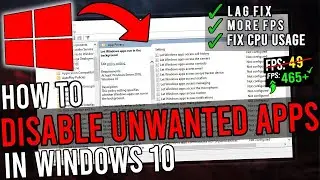 How To Disable Unwanted Background Apps In Windows 10 Urdu
