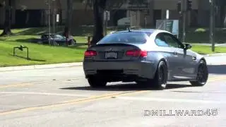 BMW M3 E92 crazy fishtailing!
