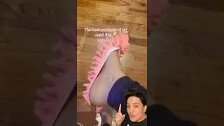 Giyilebilir paspas deniyorum! Feet mop  