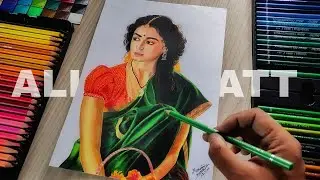 alia bhatt drawing l alia bhatt drawing step by step l alia bhatt drawing easy