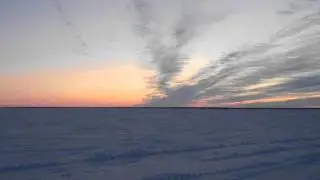 КрАЗ на зимнике.