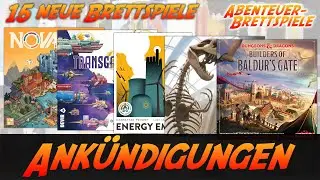 15 neue Brettspiele: Final Titan, Fossilium, Popcorn, Nova Era ... News-Ankündigungen