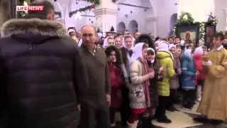 Владимир Путин встречает Рождество в Воронежской области mp4