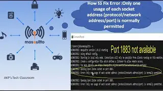 How to Fix  Port already in Use in Windows Error || Only one usage of socket address  is Permitted