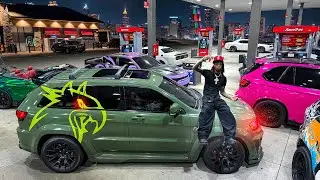 I TOOK MY 1000HP TRACKHAWK TO A CAR MEET