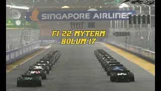 GECE IŞIKLARI ALTINDAKİ ZORLU KAPIŞMA -F1 22 Türkçe Myteam Kariyeri #17