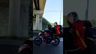 Пульсар по трассе двигаемся на озера 