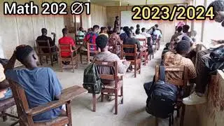 My University of Liberia Math classes