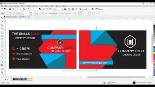 How to make a business card in Corel Draw? | Graphic designing Course