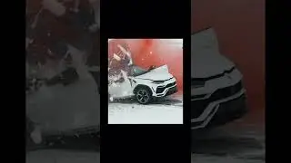 Михаил Литвин уничтожил Ламборгини, скинув на него бочку энергетика 