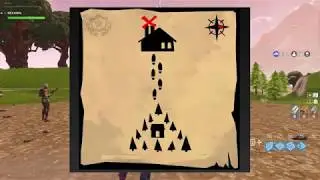 Follow the treasure map found in Moisty Mire Location Week 9 Challenge