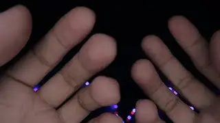 ASMR Hand movements/ Face touching with Trigger Words (Behind you)