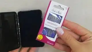 Миленькая черная игольница