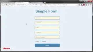 How to Create Registration Form Using HTML & CSS