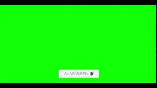 Animated Subscribe Lower Third | Green Screen | 18:9 | 1080p | Q Maan Editings