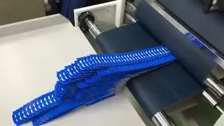 VIDEO PLEGADORA ENGOMADORA LINEAL  1 PUNTO