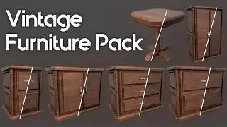 Vintage Furniture Asset Pack