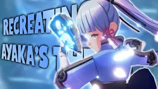 I RECREATED KAMISATO AYAKA'S THEME #shorts