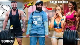 Elite Powerlifter Pranks Worlds Strongest Man with FAKE Weights! (EXPOSED) 😱 | Anatoly GYM PRANK