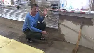 Ремонт в доме. Новые полы по насыпному грунту