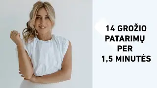 14 grožio patarimų per 1,5 minutės | Makiažo pamoka