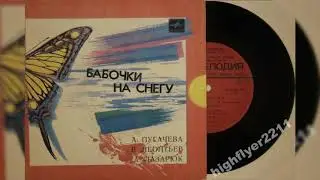 Пластинка Бабочки на снегу  Часть 1