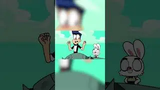 Bot Fight | Harry and Bunnie #shorts