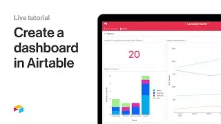 How to create a custom dashboard in Airtable | Live tutorial