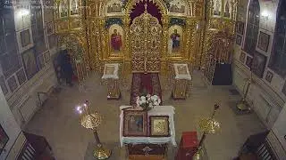 Память прп. Ионы Киевского: вечерня с акафистом (видеокамера №1)