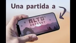 Playing Alto's Odyssey on iPhone (gameplay)