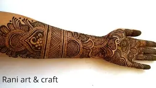 Bridal Mehndi design for full hand | New latest Dulhan Mehandi design full hand step by step