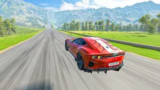 Instant 581 MPH Acceleration: Which BeamNG Car Survives! 🔥 - BeamNG Drive #77