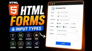 HTML Forms & Input Types Explained | Complete Beginner Tutorial