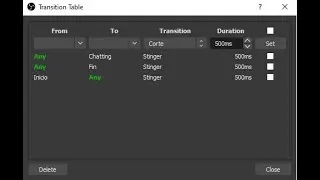 ¿Cómo tener diferentes transiciones de escenas? | Tutorial OBS | Transition Table | Instalar plugin