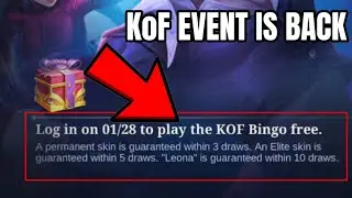 KoF Event 2023 is back again | Free Skin Again | MLBB