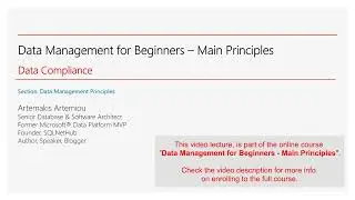 What is Data Compliance within the Data Management Scope?