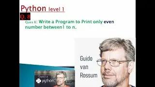 Write a program to print Only EVEN numbe rbetween 1 to n using While loop in by with asifkbs25 ||Q8