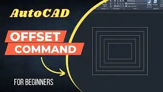 Offset command in autocad || Offset command || 